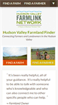 Mobile Screenshot of hudsonvalleyfarmlandfinder.org