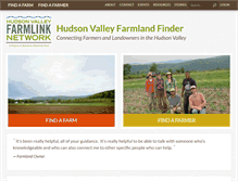 Tablet Screenshot of hudsonvalleyfarmlandfinder.org